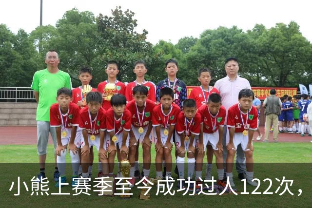 小熊上赛季至今成功过人122次，五大联赛同期最多
